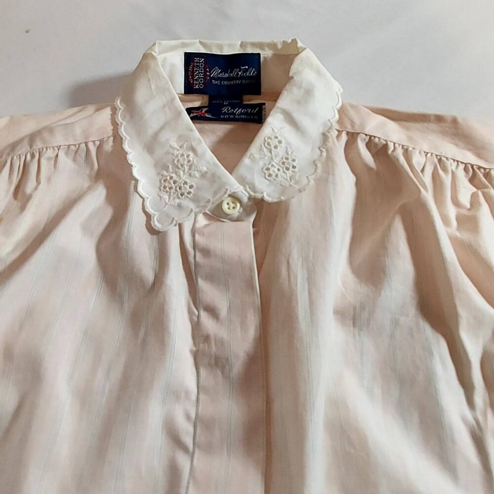 Vintage Marshell Fields Retford 60"s Singles The Country Shop Woman's Blouse SZ8 - Picture 3 of 9